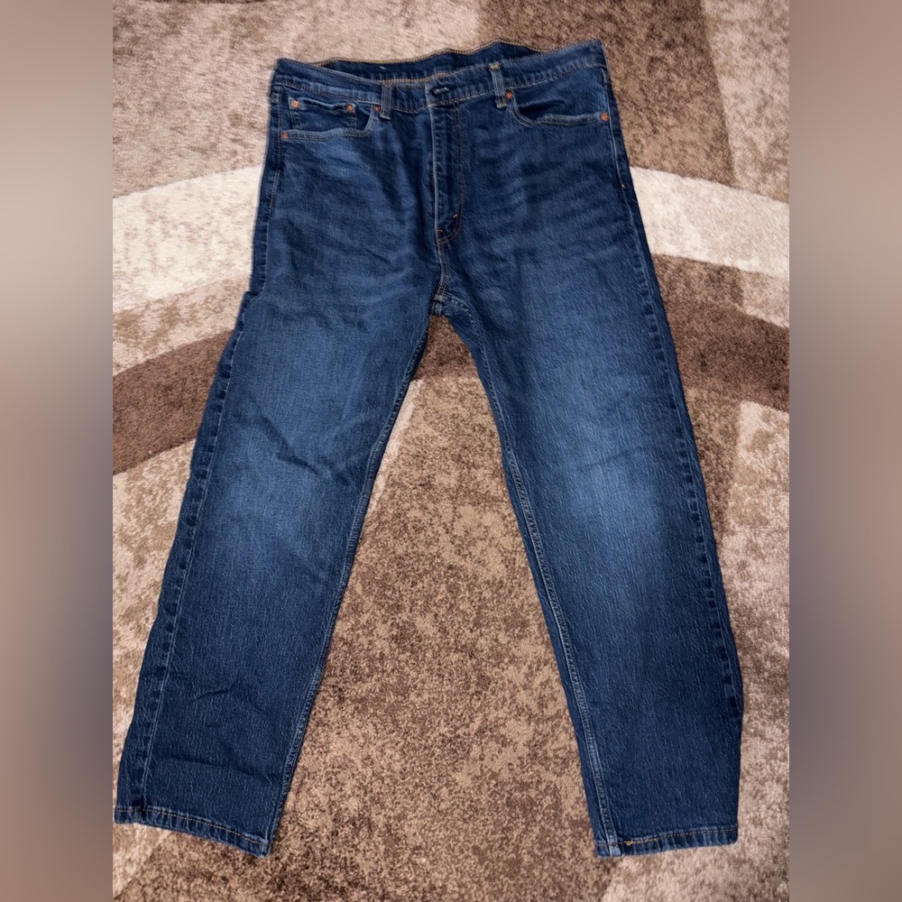 Levi’s 505 Regular Fit Men’s Jeans Dark Wash Straight Leg